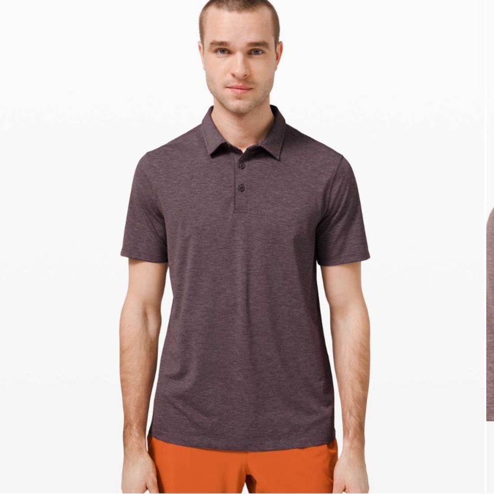 Lululemon Evolution Short Sleeve Polo
Heathered Purple Taupe